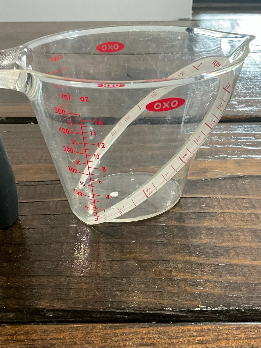 Oxo Good Grips Angled Handle Measuring Cups Set Black Handles 1,2, and 4 cups